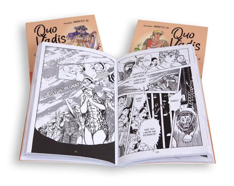 Quo Vadis - Komiks 3 części - na motywach powieści Henryka Sienkiewicza 