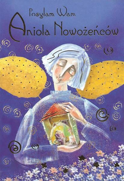 Karnet z kopertą: Z ANIOŁAMI 9. Posyłam Wam Anioła Nowożeńców