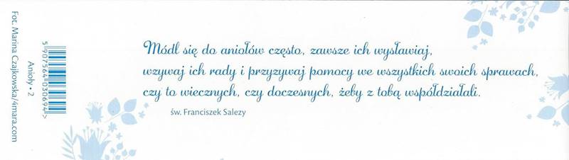 Zakładka duża Anioł 2 - 6x21cm