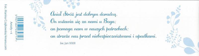 Zakładka duża Anioł 4 - 6x21cm