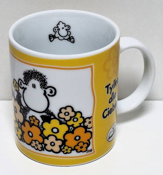 Kubek sheepworld "Łąka pełna kwiatów... Tylko dla Ciebie!" 330 ml