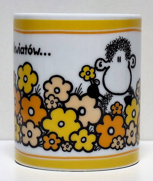 Kubek sheepworld "Łąka pełna kwiatów... Tylko dla Ciebie!" 330 ml