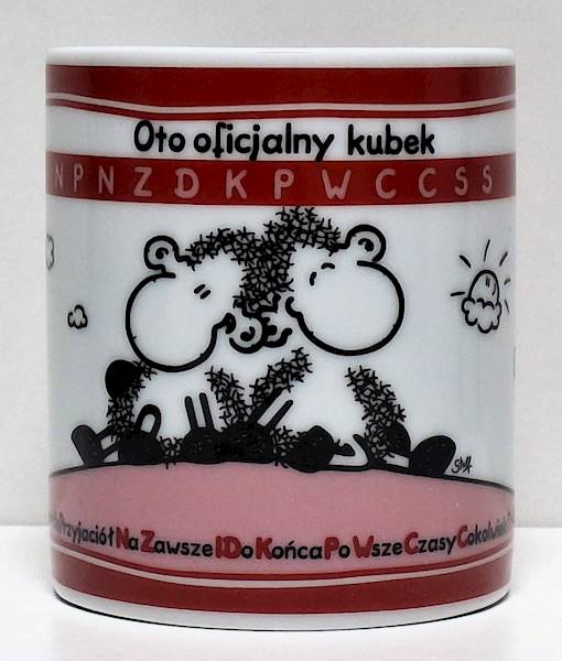 Kubek sheepworld "Oto oficjalny kubek najlepszych przyjaciół..." 330 ml