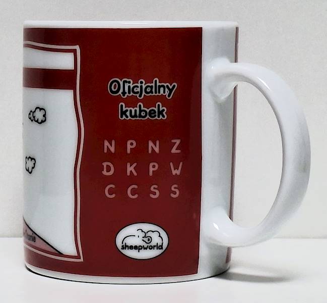 Kubek sheepworld "Oto oficjalny kubek najlepszych przyjaciół..." 330 ml