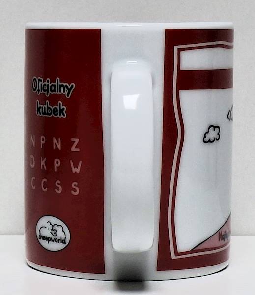 Kubek sheepworld "Oto oficjalny kubek najlepszych przyjaciół..." 330 ml