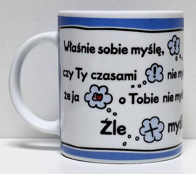 Kubek sheepworld "Właśnie sobie myślę... Myślę o Tobie" 330 ml