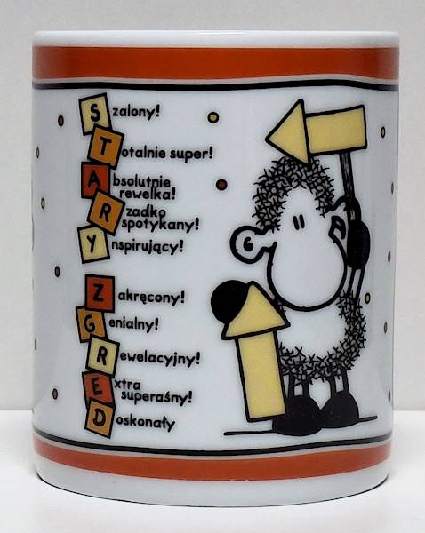 Kubek sheepworld "Urodzinowy kubek Starego Zgreda" 330 ml