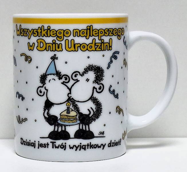 Kubek sheepworld "Wszystkiego najlepszego w Dniu Urodzin!" 330 ml