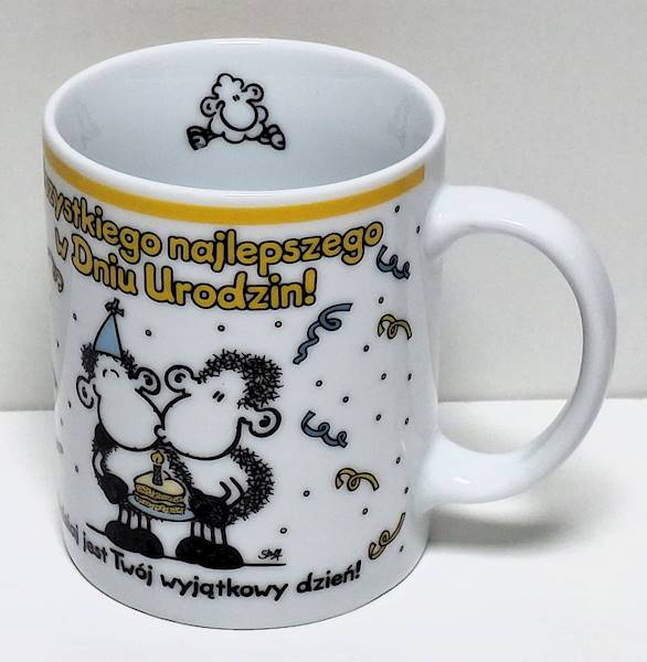 Kubek sheepworld "Wszystkiego najlepszego w Dniu Urodzin!" 330 ml
