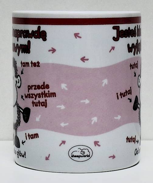 Kubek sheepworld "Jesteś kimś naprawdę wyjątkowym!..." 330 ml