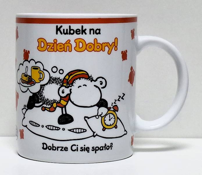 Kubek sheepworld "Kubek na Dzień Dobry!..." 330 ml