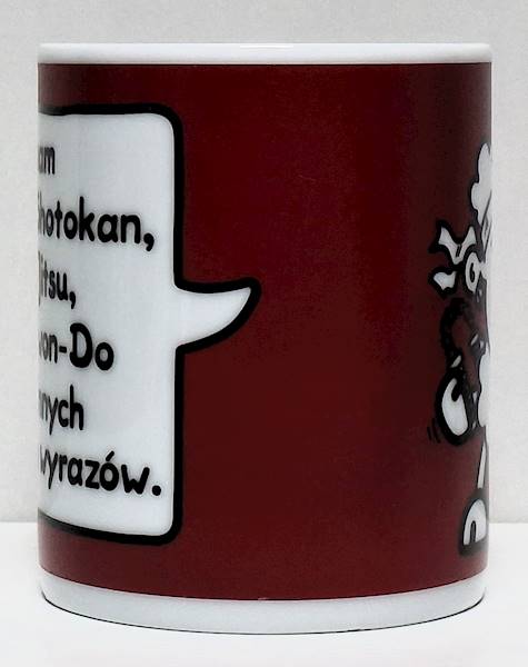 Kubek sheepworld "Znam Karate-Shotokan, Jiu-Jitsu..." 330 ml