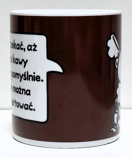 Kubek sheepworld "Proszę zaczekać, aż instalacja kawy..." 330 ml
