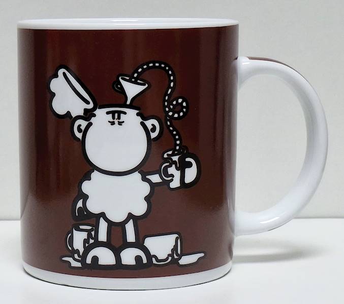 Kubek sheepworld "Proszę zaczekać, aż instalacja kawy..." 330 ml