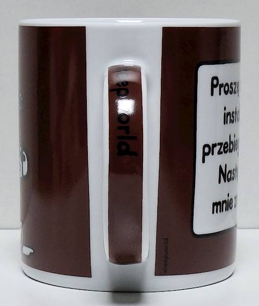 Kubek sheepworld "Proszę zaczekać, aż instalacja kawy..." 330 ml