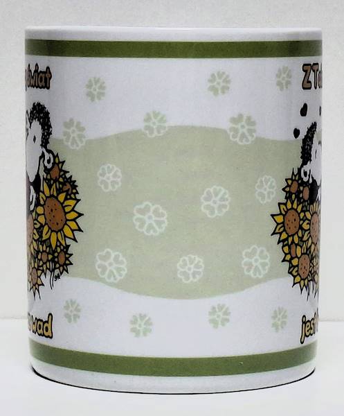 Kubek sheepworld "Z Tobą świat jest bez wad" 330 ml
