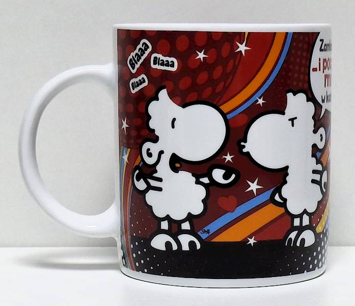 Kubek sheepworld "Zamknij się ... i pocałuj mnie w końcu!" 330 ml