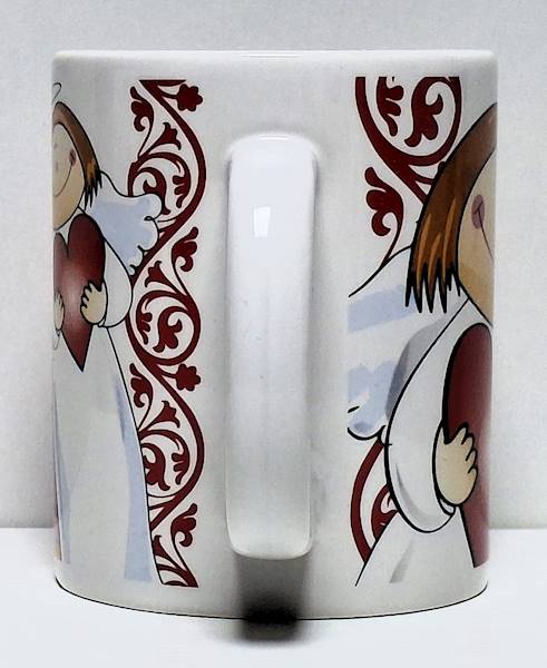 Kubek kukartka "anioł miłości miłość to..." 330 ml