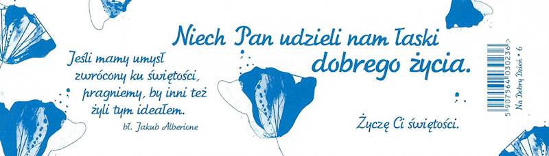 Zakładka duża Na Dobry Dzień 6 - 6x21 cm