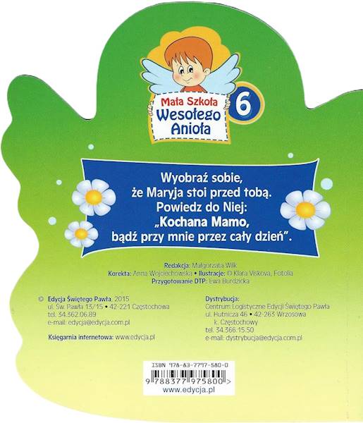 Aniołek uczy dzieci modlitwy "Zdrowaś Maryjo" - Praca zbiorowa
