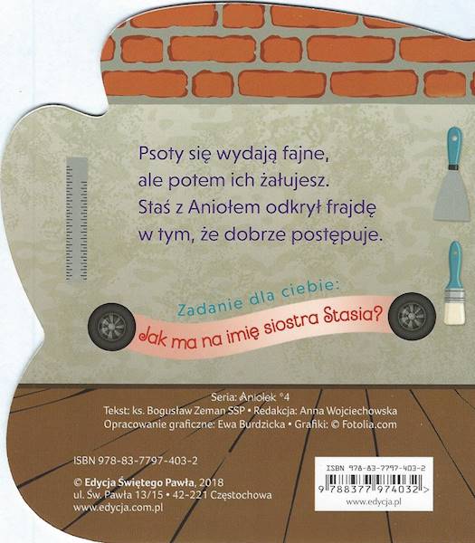 Aniołek 4: "Anioł dobrych uczynków" - ks. Bogusław Zeman SSP