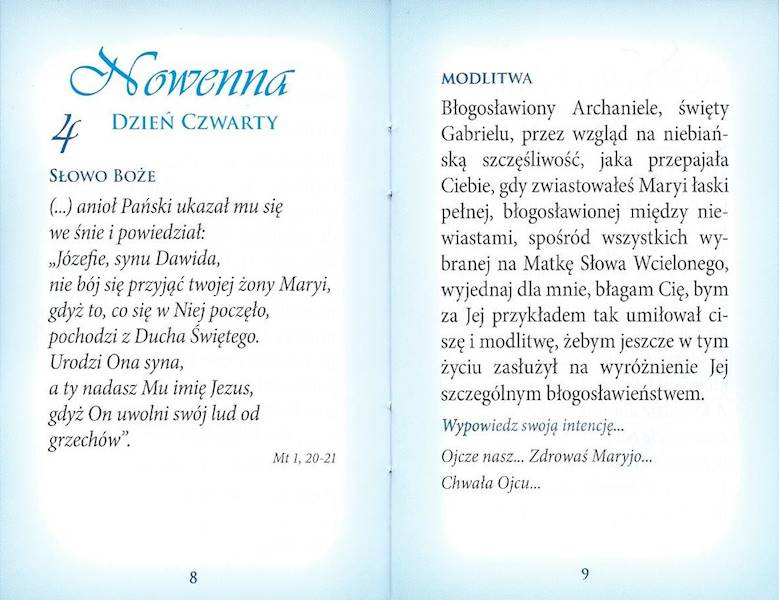 Nowenna i modlitwy do GABRIELA Archanioła - Praca zbiorowa