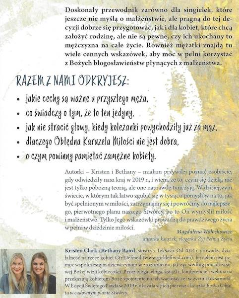 BOSKA MIŁOŚĆ od zakochania do małżeństwa - Kristen Clark, Bethany Baird