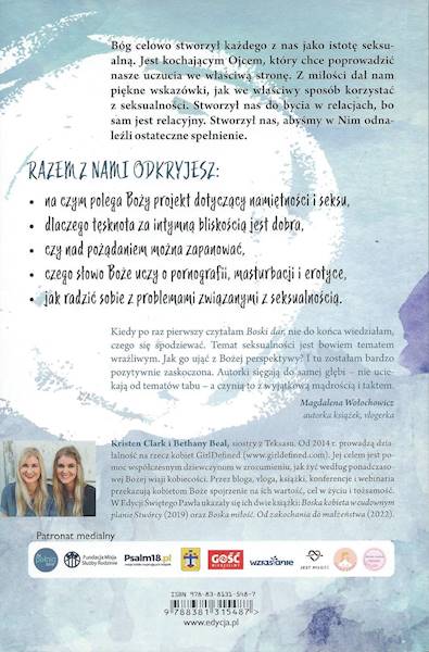 BOSKI DAR Odkrywanie zamysłu Boga wobec seksualności - Kristen Clark, Bethany Beal