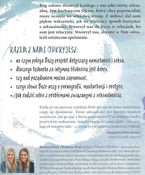 BOSKI DAR Odkrywanie zamysłu Boga wobec seksualności - Kristen Clark, Bethany Beal