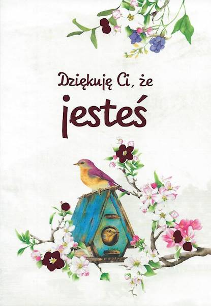 Karnet z kopertą: RELACJE 4. Dziękuję Ci, że jesteś