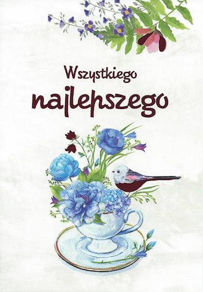 Karnet z kopertą: RELACJE 6. Wszystkiego najlepszego
