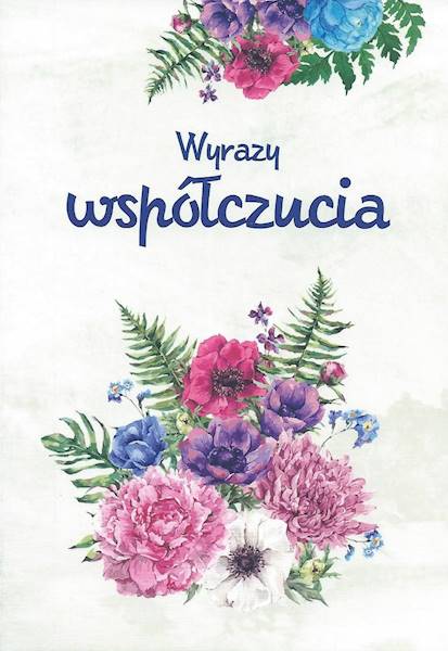 Karnet z kopertą: RELACJE 8. Wyrazy współczucia