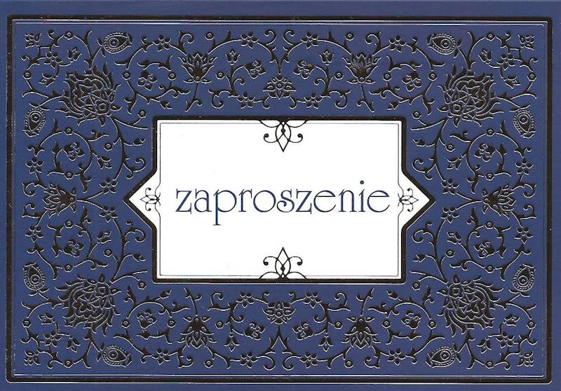 Zaproszenie z kopertą: NA RÓŻNE OKAZJE 2