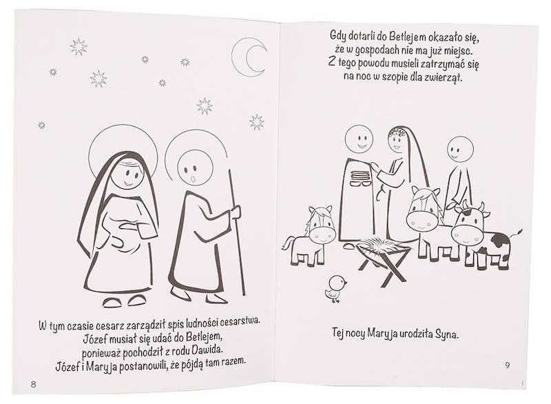 MAMA JEZUSA I NASZA. Kolorowanka z zabawami - Praca zbiorowa