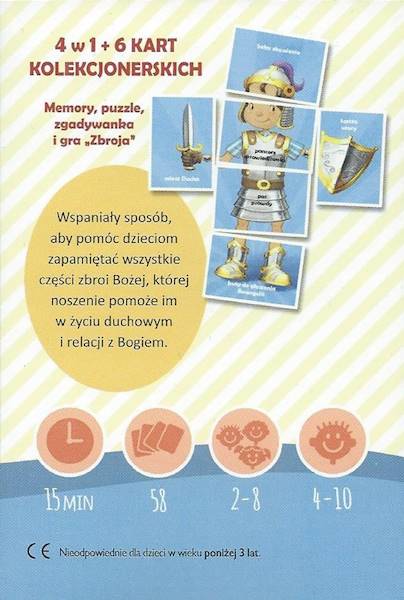Gra, memory, zgadywanka i puzzle: ZBROJA BOŻA - karty