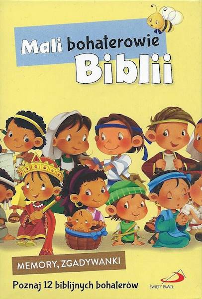Gra, memory, kalambury, quizy, pacynki: Mali bohaterowie Biblii - karty
