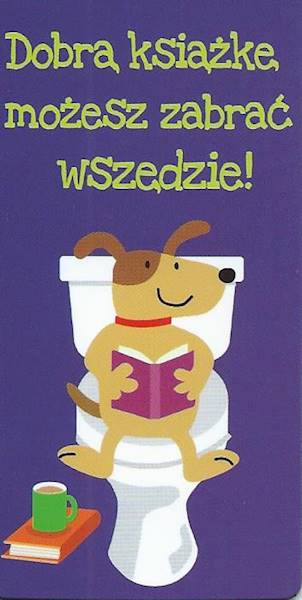 Zakładka magnetyczna "Dobrą książkę możesz zabrać wszędzie" ZK020