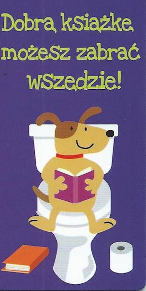 Zakładka magnetyczna "Dobrą książkę możesz zabrać wszędzie" ZK020