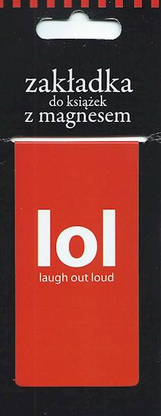 Zakładka magnetyczna "lol - laugh out loud" ZK053