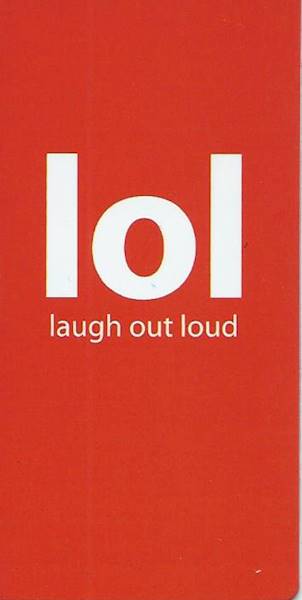 Zakładka magnetyczna "lol - laugh out loud" ZK053