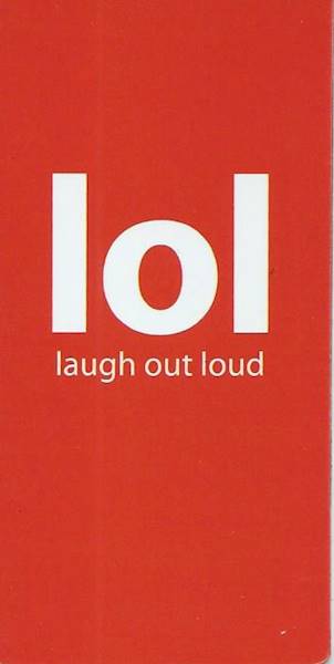Zakładka magnetyczna "lol - laugh out loud" ZK053