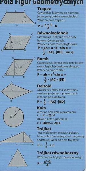 Zakładka magnetyczna "Pola Figur / Brył Geometrycznych" ZK068