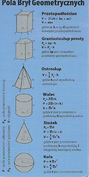 Zakładka magnetyczna "Pola Figur / Brył Geometrycznych" ZK068
