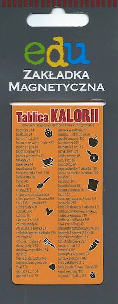 Zakładka magnetyczna "Tablica KALORII" ZK070