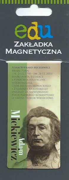 Zakładka magnetyczna "Adam Mickiewicz" ZK074