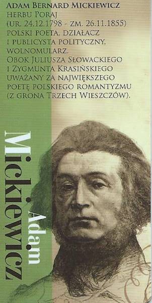 Zakładka magnetyczna "Adam Mickiewicz" ZK074