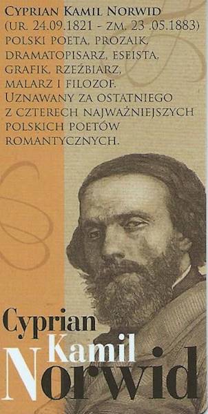 Zakładka magnetyczna "Cyprian Kamil Norwid" ZK075