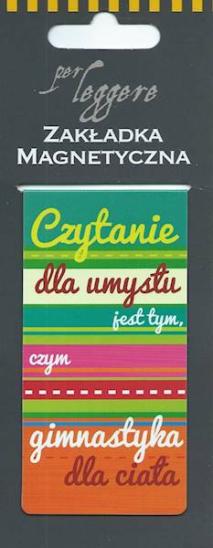 Zakładka magnetyczna "Czytanie dla umysłu jest tym..." ZK093