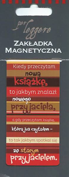 Zakładka magnetyczna "kiedy przeczytam nową książkę to..." ZK094