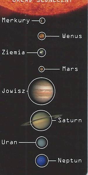 Zakładka magnetyczna "UKŁAD SŁONNECZNY" ZK120
